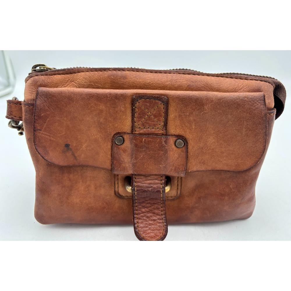 Harbour 2nd Leather Crossbody Shoulder Bag Natural Tan Soft Boho Nautical